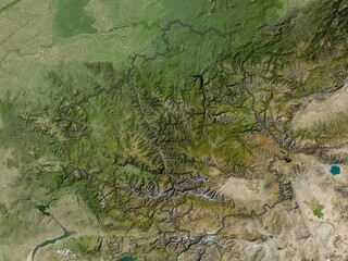 Gorno-Altay, Russia. Low-res satellite. No legend