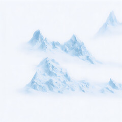 Ancient mountains. Ominous Science Fiction Atmosphere. Background. Generative AI