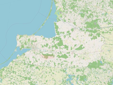 Kaliningrad, Russia. OSM. No legend