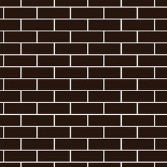 Brick wall vector - seamless pattern