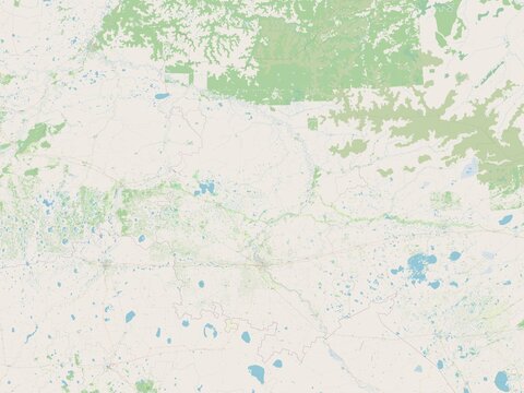 Omsk, Russia. OSM. No legend