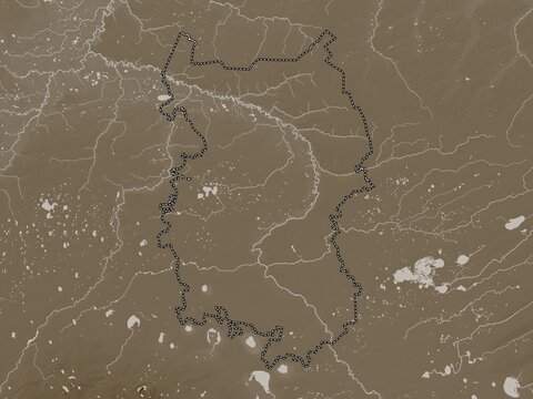 Omsk, Russia. Sepia. No legend