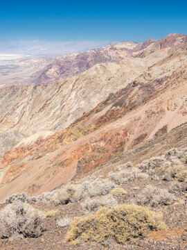 Looking north from Dante's View in Death Valley National Park, California, United States of America, North America