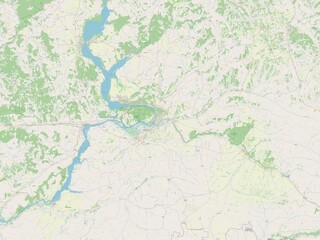 Naklejka premium Samara, Russia. OSM. No legend
