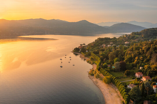 Angera, Varese district, Lago Maggiore, Lombardy, Italian Lakes, Italy, Europe