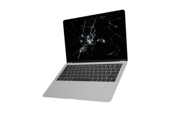 Broken Screen Laptop - Smashed Screen Laptop - LCD Broken Laptop