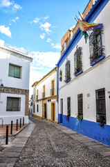 Fototapeta premium Colored streets of Cordoba. Córdoba, Andalusië, Southern Spain 