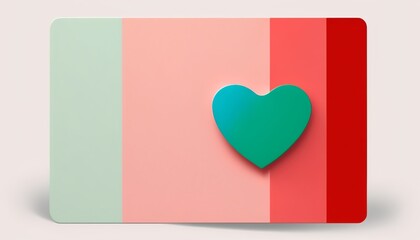Valentine's day gift card