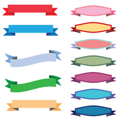 set of ribbons