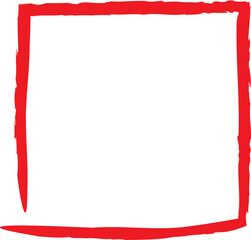 Hand Dawn Check Mark Border