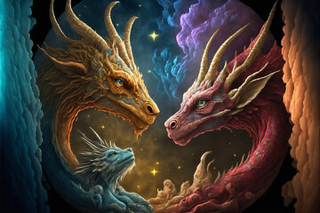 Dragon Family © Jonas