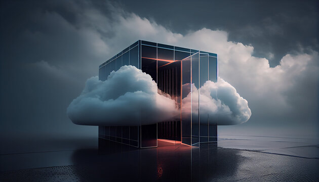 Store data to cloud, conception of coud datastoring, generative ai