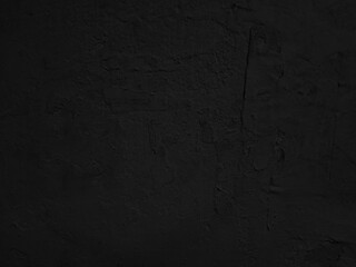 Naklejka premium Dusty and scratched old and grainy black and white monochrome texture from the ancient wall, Dark concrete wall background grunge illustration, Blank front Real black scratched chalkboard texture.