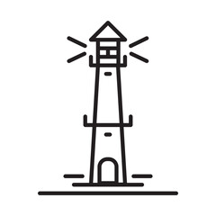 Lighthouse design vector icon