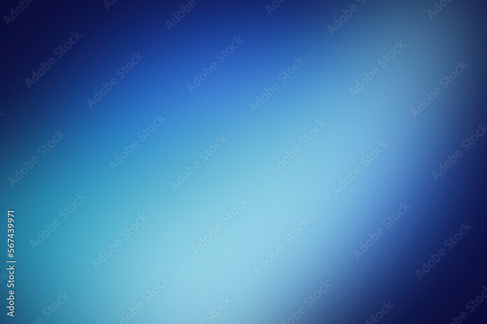 Aufkleber blue color gradient abstract background with dark and light blue illustration blending blur backdrop