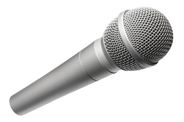 Close-up of wireless microphone cut out