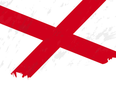 Grunge-style flag of Alabama.