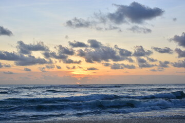 Fototapeta premium sunset over the sea