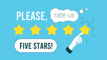 Please Rate Us Banner Template