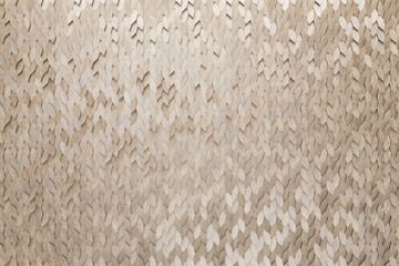 wooden mosaic background, Abstract geometric seamless pattern design, 3d rendering