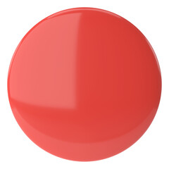 3D button. Empty button. 3D illustration.