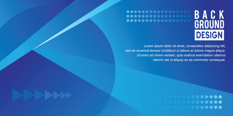 Abstract background design with blue color concept