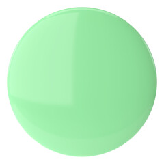 3D button. Empty button. 3D illustration.