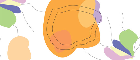 Abstract Modern colorful patterns. Hand-drawn trendy illustrations. Colorful Creative collage seamless patterns.