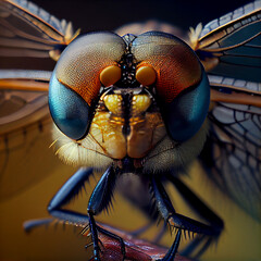 Dragonfly animal closeup