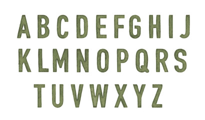 Hand drawn elegant watercolor calligraphic font for your design.