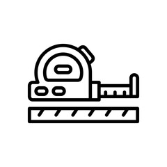 measuring tape icon for your website, mobile, presentation, and logo design.