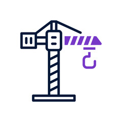 crane icon for your website, mobile, presentation, and logo design.