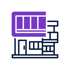 modern house icon for your website, mobile, presentation, and logo design.