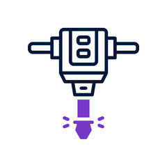 jack hammer icon for your website, mobile, presentation, and logo design.