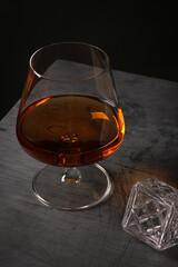 glass of cognac
