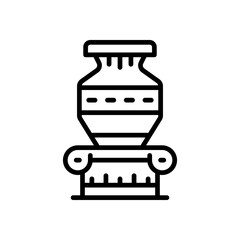 vase icon for your website, mobile, presentation, and logo design.