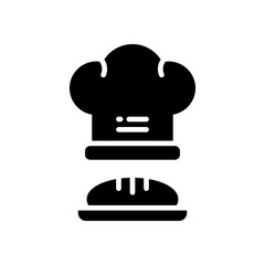 chef hat icon for your website, mobile, presentation, and logo design.