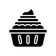 cupcake icon for your website, mobile, presentation, and logo design.