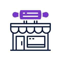 bakery shop icon for your website, mobile, presentation, and logo design.