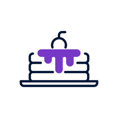 pancake icon for your website, mobile, presentation, and logo design.