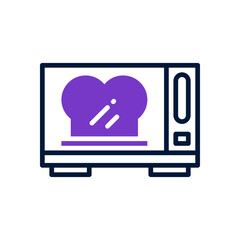 microwave icon for your website, mobile, presentation, and logo design.