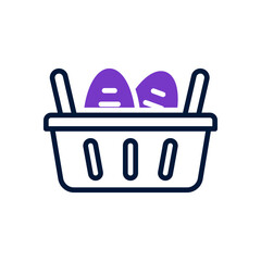 shopping basket icon for your website, mobile, presentation, and logo design.