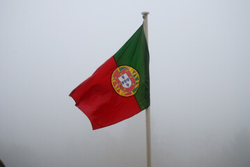 Bandera de Portugal en Sintra