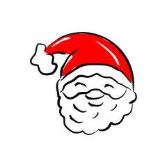santa claus,logo designs, vectors, illustrations, icons, silhouettes, line art,
