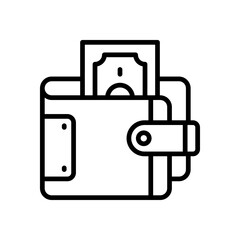 wallet icon for your website, mobile, presentation, and logo design.