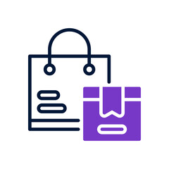 shopping bag icon for your website, mobile, presentation, and logo design.