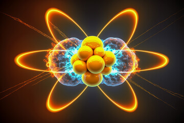 Nuclear fission, chain reaction: the nuclear power process, Generative AI