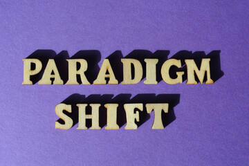 Paradigm Shift, phrase as banner headline - obrazy, fototapety, plakaty