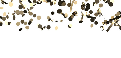 Gold Confetti Glitter Overlay