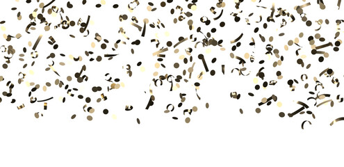 Gold Confetti Glitter Overlay